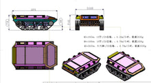 Load image into Gallery viewer, ThorRobotics 2.0M Universal chassis UGV tracked robot