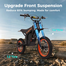 Load image into Gallery viewer, Xstarship Nulife/ FREEBOY Y01 Off-road Electric Dirt Bike 48V 30Ah 3000W Long Range E-Scooter with Hydraulic Oil Disc Brake with Spring Shock Absorption 3-Speed Adjustable