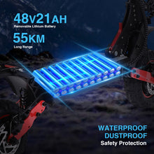 Load image into Gallery viewer, Xstarship Nulife/ FREEBOY H-6 2x1200W 11" E-Scooter Dual Motor Off-road FAT Tire IPX4 Foldable for Adults