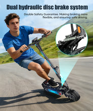 Load image into Gallery viewer, Xstarship Nulife/ FREEBOY H-16 3000W 11" E-Scooter Dual Motor Off-road Tubeless Tire IPX5 Foldable for Adults
