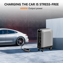 Load image into Gallery viewer, E-Mingze ES-6000C 6KW/30720WH mobile power Bank Station for All EV Cars New Energy Storage Smart Display LiFe battery