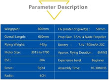 Load image into Gallery viewer, Fms Rc Plane 4 Channel Remote Control Airplane 800mm F4U Corsair V2 Blue RTF Without Reflex,Rc Planes for Adults Ready to Fly (Including Transmitter,Receiver,Charger)
