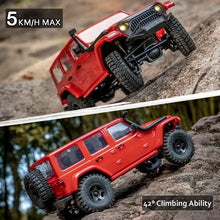 Load image into Gallery viewer, FMS Rochobby RC Car Fire Horse 1/18 RC Mini Rock Crawler 4x4 Scale Waterproof Remote Control Vehicle Model RTR with LED Lights 2.4GHz Transmitter Battery USB Charger Included
