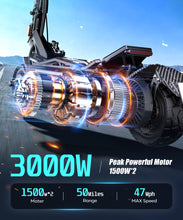 Load image into Gallery viewer, Xstarship Nulife/ FREEBOY H-16 3000W 11" E-Scooter Dual Motor Off-road Tubeless Tire IPX5 Foldable for Adults