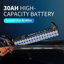 Load image into Gallery viewer, Xstarship Nulife/ FREEBOY H-9 3000W 11" E-Scooter Off-road IPX5 Foldable for Adults