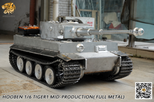 Load image into Gallery viewer, Hooben 1/6 Full Metal Tiger-1 Mid-production WWII heavy tank RTR radio control model