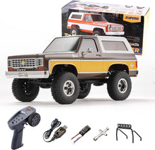 Load image into Gallery viewer, FMS 1/24 RC Crawler Officially Licensed Chevy K5 Blazer RC Car FCX24 RTR RC Pickup Truck SUV 4WD 2.4GHz Hobby RC Model 8km/h Mini Car RC Off-Road Remote Control Car