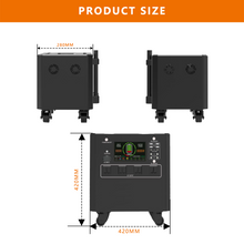 Load image into Gallery viewer, E-Mingze ES-3000C 3.5KW/3842WH mobile power Bank Station for All EV Cars New Energy Storage Smart Display LiFe battery