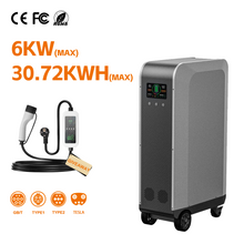 Load image into Gallery viewer, E-Mingze ES-6000C 6KW/30720WH mobile power Bank Station for All EV Cars New Energy Storage Smart Display LiFe battery
