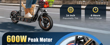 Load image into Gallery viewer, Xstarship Nulife/ FREEBOY H-14 250W/600W 14" E-Scooter IPX4 Foldable for Adults
