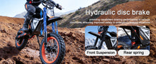 Load image into Gallery viewer, Xstarship Nulife/ FREEBOY Y66 Off-road Electric Dirt Bike 48V 30Ah Long Range E-Scooter with Hydraulic Disc Brake 12 Inch Off-road Tire for Adult