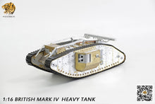 Load image into Gallery viewer, Hooben 6676 1/16 RC Metal Tank KIT WW1 British Mark IV Heavy Tank(Male)