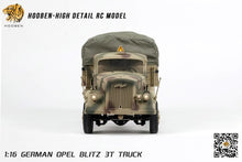Load image into Gallery viewer, Hooben 1/16 OPEL Blitz WWII German 3T Medium-Duty Truck RC Model RTR NO. T6809F