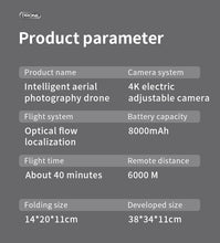 Load image into Gallery viewer, T8 three-axis gimbal drone 8K high-definition aerial photography long-endurance GPS automatic return remote control aircraft