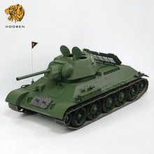 Load image into Gallery viewer, HOOBEN 1/10 T-34/76 SOVIET MEDIUM TANK(MOD. 1942 HEXAGONAL TURRET SOFT EDGE) RTR NO.6777