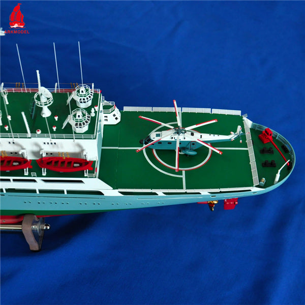 Arkmodel 1/72 Binhai 521 Diving Work Oceanographic Research Vessel