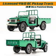 Load image into Gallery viewer, FMS 1/12 RC Crawler Toyota FJ45 Official RTR Green 2.4GHz 4WD Brushed Remote Control Car RTR RC Truck Vehicle Models Hobby Grade RC Carwith Intelligent Lighting for Adults Kids