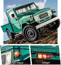 Load image into Gallery viewer, FMS 1/12 RC Crawler Toyota FJ45 Official RTR Green 2.4GHz 4WD Brushed Remote Control Car RTR RC Truck Vehicle Models Hobby Grade RC Carwith Intelligent Lighting for Adults Kids