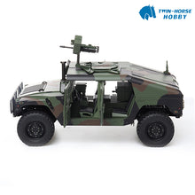 Load image into Gallery viewer, HG-P408(Upgraded) 1/10 2.4G 4WD RC Truck 16CH US Military Truck With Light And Sound