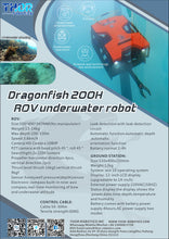 Load image into Gallery viewer, ThorRobotics NEW ROV Underwater Drone Camera Dragonfish 200H With Manipulator Arm