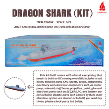 Load image into Gallery viewer, 1:72 Drgon Shark RC Submarine Kit