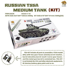 Load image into Gallery viewer, Amazon returned Hooben RC tank 1:16 Russian T55A Medium Tank Kit Item No.6602