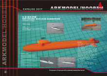 Load image into Gallery viewer, 1:72 Red Shark RC Nuclear Submarine Kit