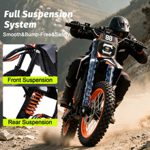 Load image into Gallery viewer, Xstarship-Nulife/Freebay Y88 Off-Road Electric Motorcycle: Hydraulic Oil Disc Brakes Spring Shock Absorption &amp; 3-Speed Adjustable Modes Premium
