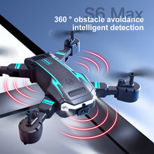 Load image into Gallery viewer, S6 new product G6 cross-border drone high-definition aerial photography dual-camera four-axis aircraft three-sided obstacle avoidance remote control aircraft
