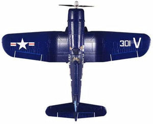 Fms Rc Plane 4 Channel Remote Control Airplane 800mm F4U Corsair V2 Blue RTF Without Reflex,Rc Planes for Adults Ready to Fly (Including Transmitter,Receiver,Charger)