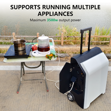 Load image into Gallery viewer, E-Mingze 3500AC 3.5KW/3072KWH/32A/5M Portable Power Bank Station for All EV Cars New Energy Storage Power Trolley Case

