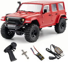 Load image into Gallery viewer, FMS Rochobby RC Car Fire Horse 1/18 RC Mini Rock Crawler 4x4 Scale Waterproof Remote Control Vehicle Model RTR with LED Lights 2.4GHz Transmitter Battery USB Charger Included
