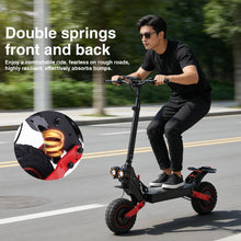 Load image into Gallery viewer, Xstarship Nulife/ FREEBOY H-6 2x1200W 11" E-Scooter Dual Motor Off-road FAT Tire IPX4 Foldable for Adults
