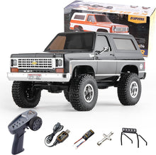 Load image into Gallery viewer, FMS 1/24 RC Crawler Officially Licensed Chevy K5 Blazer RC Car FCX24 RTR RC Pickup Truck SUV 4WD 2.4GHz Hobby RC Model 8km/h Mini Car RC Off-Road Remote Control Car
