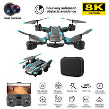 Load image into Gallery viewer, S6 new product G6 cross-border drone high-definition aerial photography dual-camera four-axis aircraft three-sided obstacle avoidance remote control aircraft
