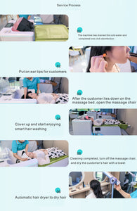 AI Hair washing & massage Robot