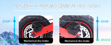 Load image into Gallery viewer, Xstarship Nulife/ FREEBOY H-6 2x1200W 11" E-Scooter Dual Motor Off-road FAT Tire IPX4 Foldable for Adults
