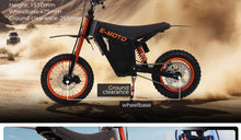 Load image into Gallery viewer, Xstarship Nulife/ FREEBOY Y01 Off-road Electric Dirt Bike 48V 30Ah 3000W Long Range E-Scooter with Hydraulic Oil Disc Brake with Spring Shock Absorption 3-Speed Adjustable
