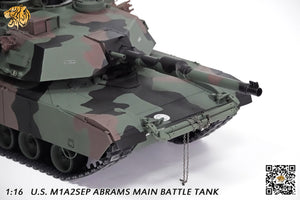 Hooben 1/16 American M1A2 Abrams Main Battle Tank 6601F