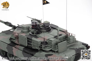 Hooben 1/16 American M1A2 Abrams Main Battle Tank 6601F