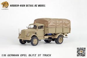 Hooben 1/16 OPEL Blitz WWII German 3T Medium-Duty Truck RC Model RTR NO. T6809F