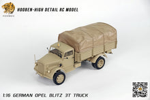 Load image into Gallery viewer, Hooben 1/16 OPEL Blitz WWII German 3T Medium-Duty Truck RC Model RTR NO. T6809F
