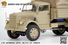 Load image into Gallery viewer, Hooben 1/16 OPEL Blitz WWII German 3T Medium-Duty Truck RC Model RTR NO. T6809F
