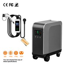 Load image into Gallery viewer, E-Mingze ES-4000A 4KW/5120WH mobile power Bank Station for All EV Cars New Energy Storage&nbsp;Smart Display LiFe battery
