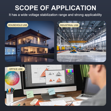Load image into Gallery viewer, E-Mingze WP6000VA Home Intelligence Voltage&amp;Frequency Stabilizer - Stable Power Real-Time Display
