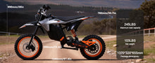Load image into Gallery viewer, Xstarship-Nulife/Freebay Y88 Off-Road Electric Motorcycle: Hydraulic Oil Disc Brakes Spring Shock Absorption &amp; 3-Speed Adjustable Modes Premium
