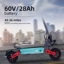 Load image into Gallery viewer, Xstarship Nulife/ FREEBOY H-8 3000W 11" E-Scooter All Terrain Mobility Dual Motor Long Distance Foldable for Adults
