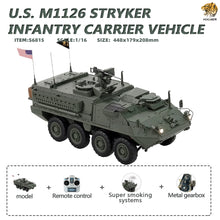 Load image into Gallery viewer, HOOBEN 1/16 M1126 Infantry Carrier Vehicle Armored Car Tank Model
