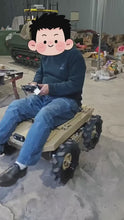 Load and play video in Gallery viewer, ThorRobotics 0.9M 4WD Universal wheeled robot chassis UGV
