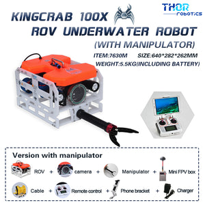Kingcrab ROV Underwater Robot 100X